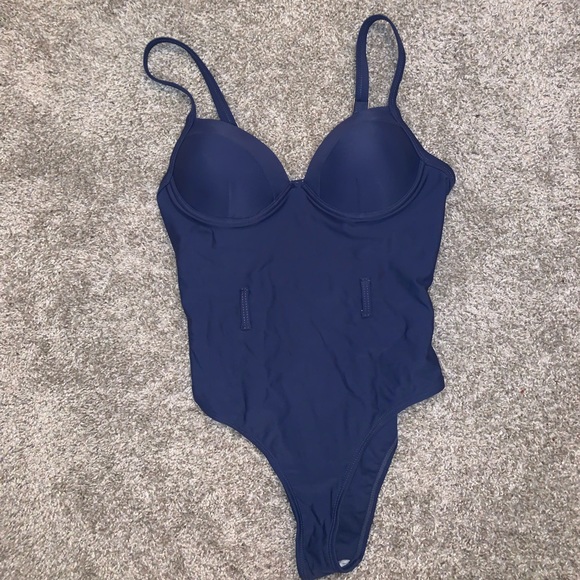 Shein Dark Blue One Piece Bikini size M - Picture 2 of 7